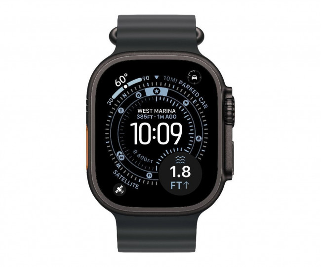 Apple Watch Ultra 3 GPS + Cellular 49mm Black Tit. Case w. Black Ocean Band (MF0J4) б/в